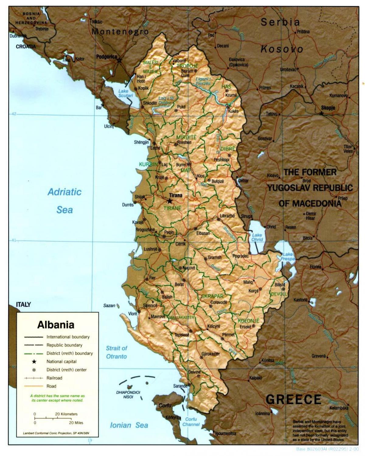 Albanski staroj karti