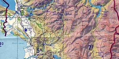 Karta Albanije geografije