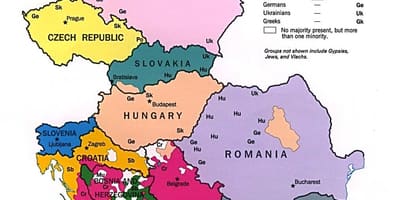 Etnička karta Albanije